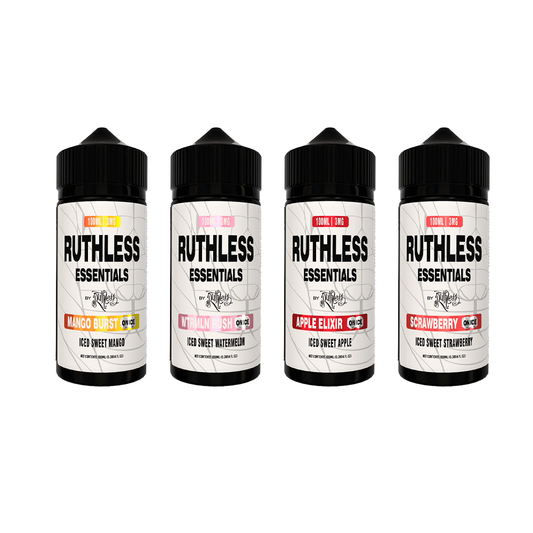  Ruthless Essentials Series E-Liquid 100mL (Freebase) group photo