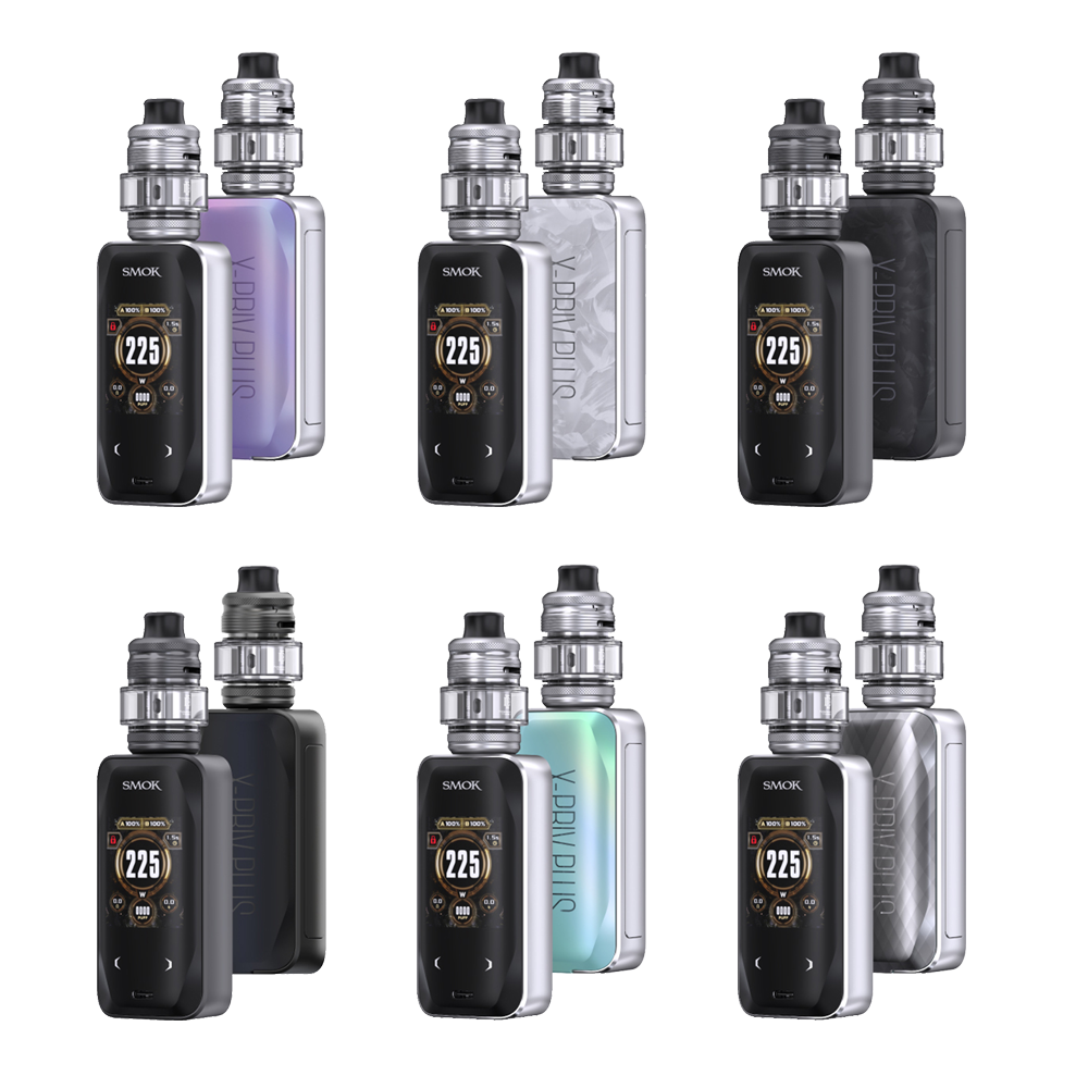 SMOK X-Priv Plus 225W Box Mod Starter Kit - Group Photo