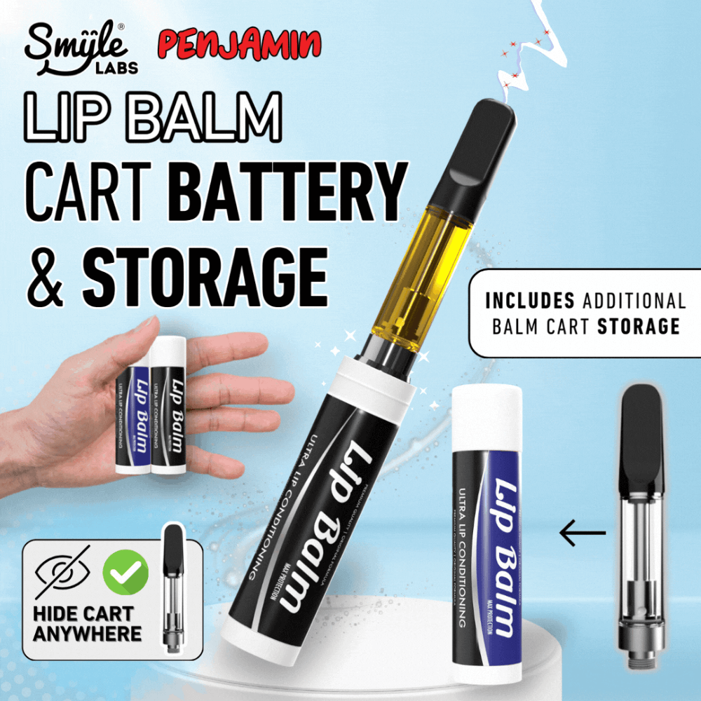 Smyle Labs Lip Balm (Chapstick) Cart Pen Battery