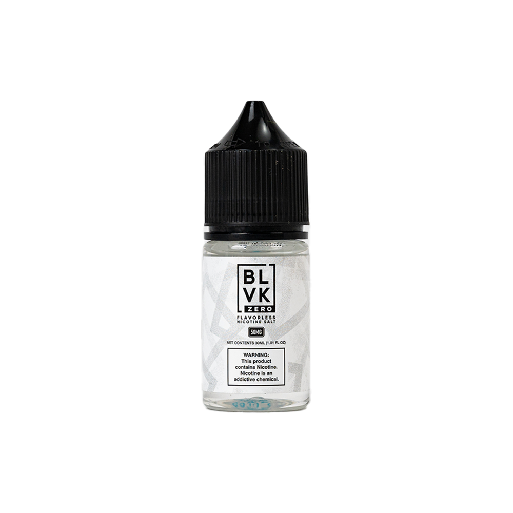 Flavorless by BLVK SUBZERO Salt Series E-Liquid 30mL (Salt Nic) - bottle