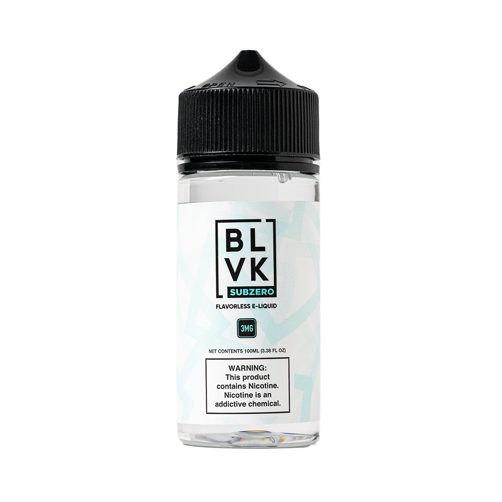 Flavorless by BLVK SUBZERO Series E-Liquid 100mL (Freebase)