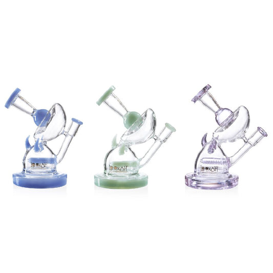 Lookah (Dab Rig) 7″ Mini Unique Recycler Water Pipe (WPC1001) -group photo