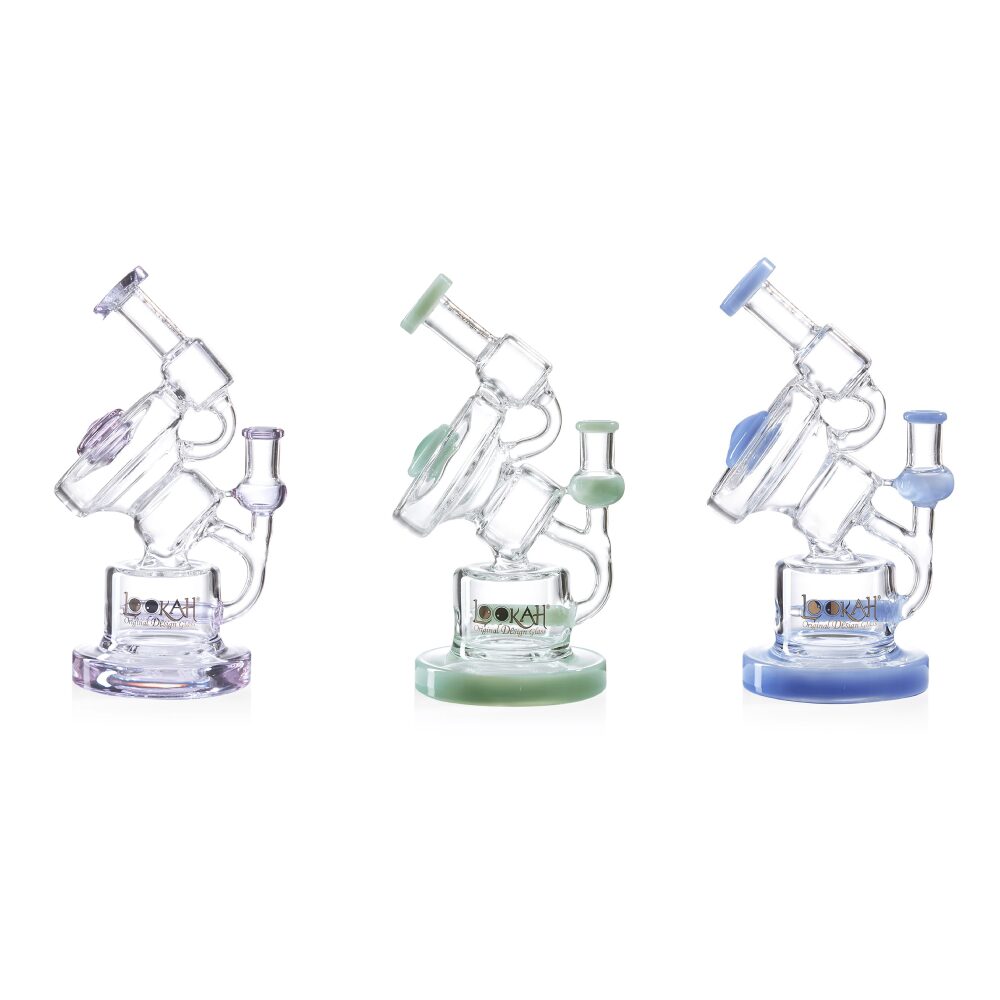 Lookah – Dab Rig 10” Recycler Inline Percolator Nebula Water Pipe Group Photo