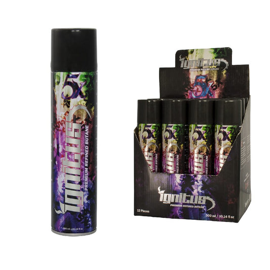 Ignitus Premium Refined Butane 5X 300ml (SAS)