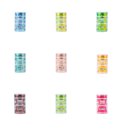 PouchMates (DSPLY 5pc)(Nic Pouch)(20ct Can) - Group Photo