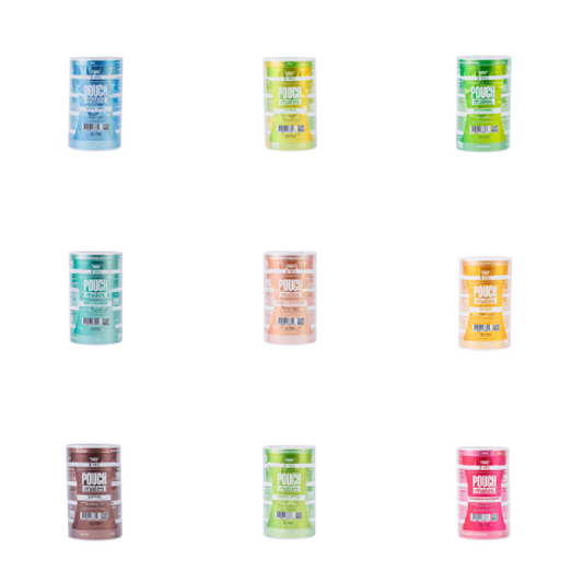PouchMates (DSPLY 5pc)(Nic Pouch)(20ct Can) - Group Photo