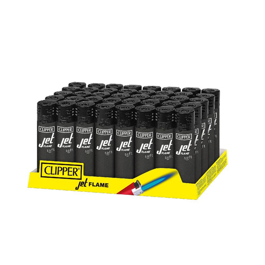 Clipper – DSPLY 48pc- Lighter CMKJ11 Jet Flame Soft Touch with packaging