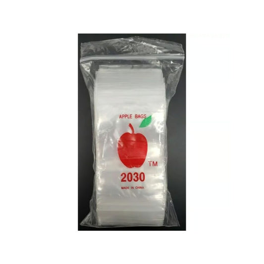 Non branded (Accessories)(1-Pack 100ct) BG5 Medium Apple Baggies – Size 2030