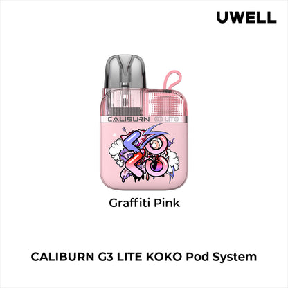 Uwell Caliburn G3 Lite KOKO 35W Kit (Pod System) - Graffiti Pink