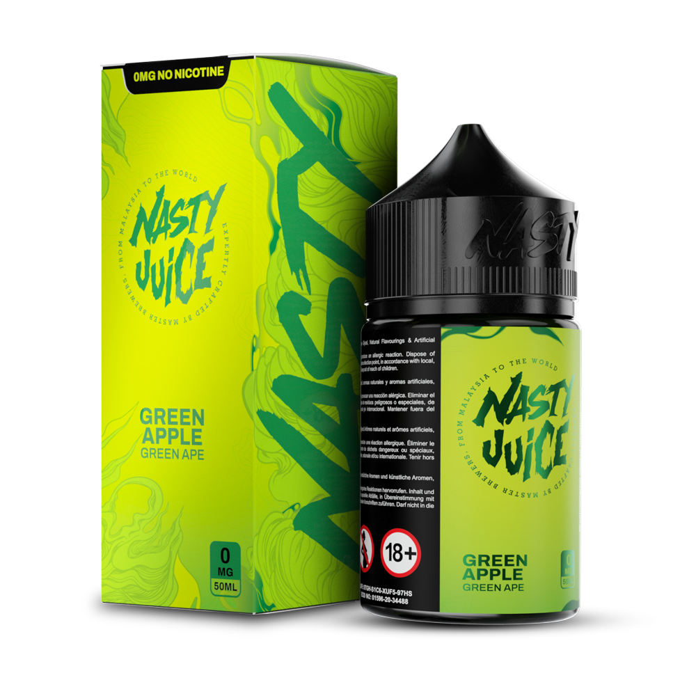 GREEN APE by Nasty Juice 60ml with packaging