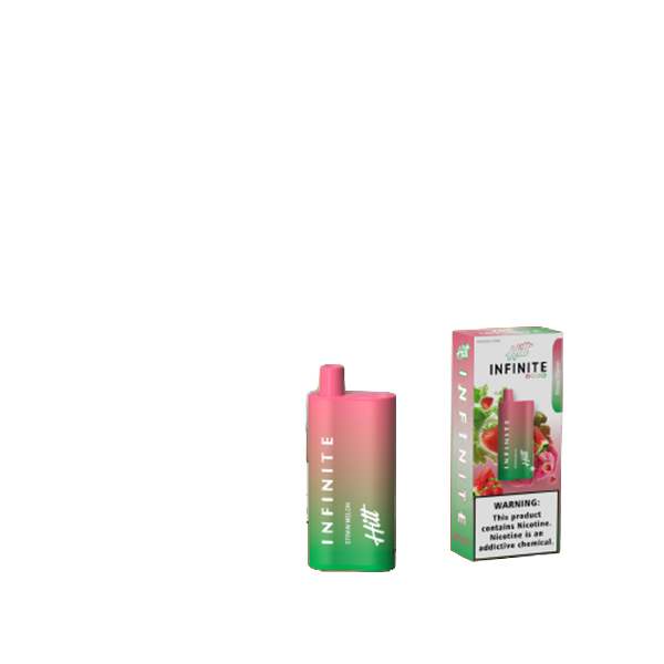 Hitt Infinite Disposable | 8000 Puffs | 20mL | 50mg | Strawmelon with packaging