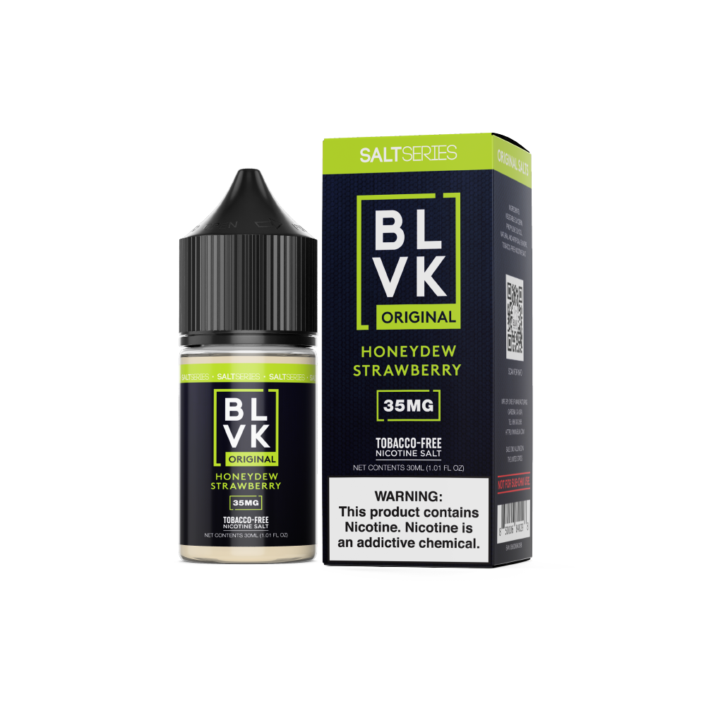 Honeydew Strawberry by BLVK TFN Salt 30mL with packaging