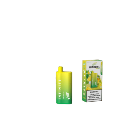 Hitt Infinite Disposable 8000 Puffs 20mL 50mg Lemonade Ice with Packaging