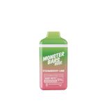 Monster Bars Max Disposable | 6000 Puffs | 12mL strawberry lime