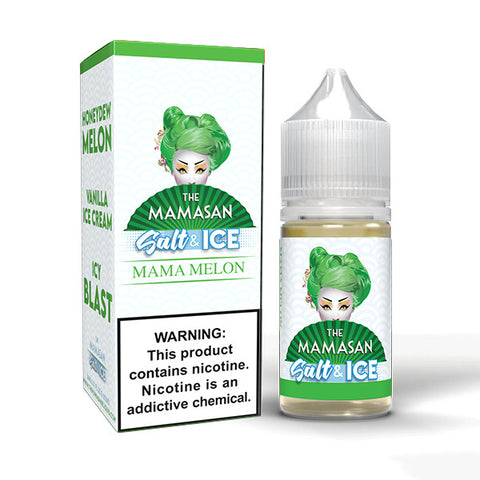 Mama Melon Ice (Honeydew Melon Ice) by The Mamasan Salt Series 30mL with Packaging