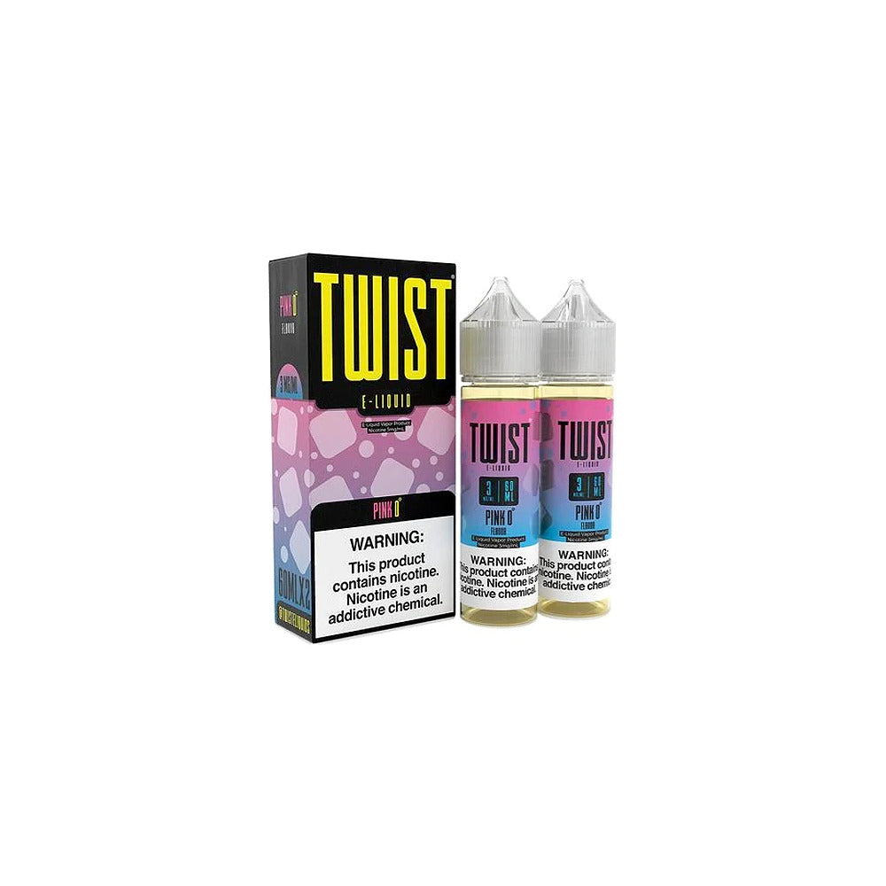 Pink 0° by Twist E-Liquids 120ml with packaging