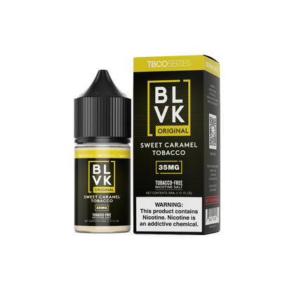 Sweet Tobacco by BLVK TFN Salt 30mL Bottle with packaging