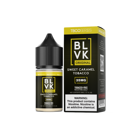 Sweet Tobacco by BLVK TFN Salt 30mL Bottle with packaging