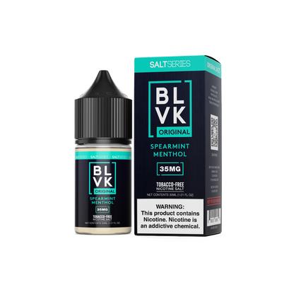 Spearmint Menthol by BLVK TFN Salt 30mL with packaging