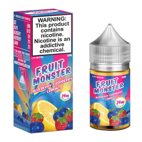 Blueberry Raspberry Lemon By Fruit Monster Salts Series 30mL with packaging