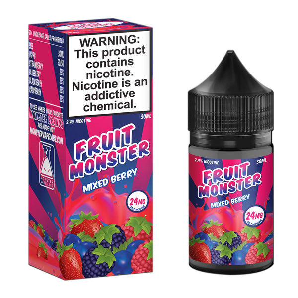 Mixed Berry By Fruit Monster Salts Series 30mL with packaging