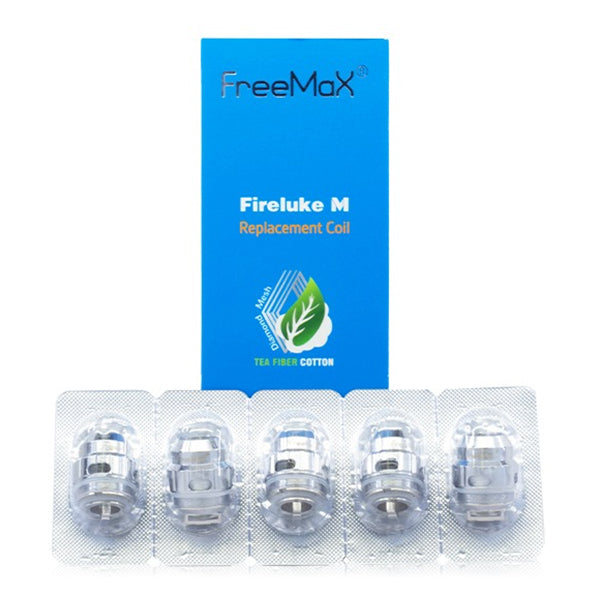 FreeMax TX Replacement Coils Fireluke 2 Tank (Pack of 5) Nx2 Mesh 0 5ohm with Packaging