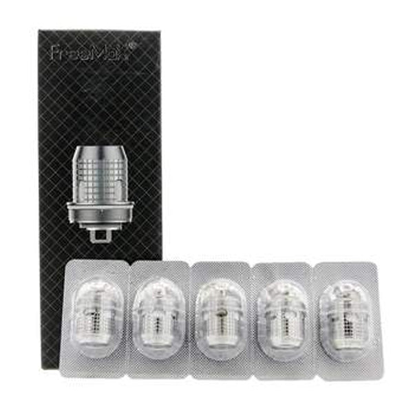 FreeMax TX Replacement Coils Fireluke 2 Tank (Pack of 5) X4 Quad Mesh 0 15ohm with Packaging