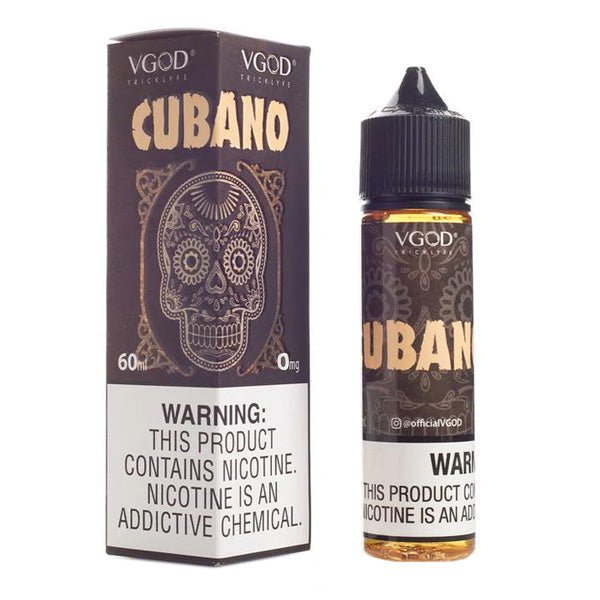 Cubano by VGOD eLiquid 60mL with packaging