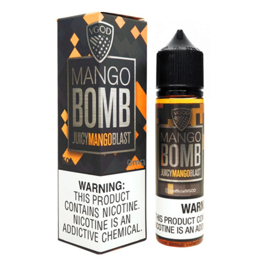 Mango Bomb by VGOD eLiquid 60mL with packaging