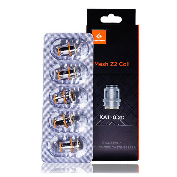 GeekVape Mesh Z Replacement Coils (Pack of 5) | For the Zeus Tank Mesh Z2 Coil 0.2ohm