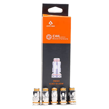GeekVape Aegis Boost Coils (5-Pack) 0.6ohm with packaging