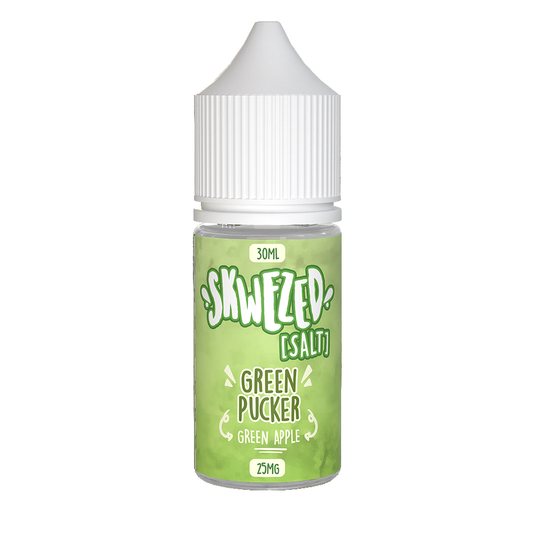 Green Pucker (Green Apple) by Skwezed Salt Series E-Liquid 30mL (Salt Nic)