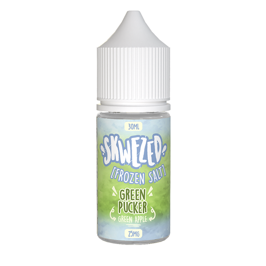 Frozen Green Pucker (Green Apple Ice) by Skwezed Salt Series E-Liquid 30mL (Salt Nic)