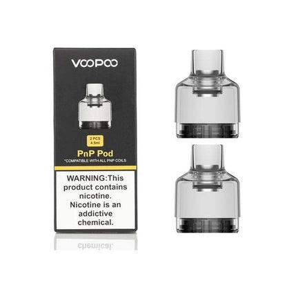 VooPoo PnP Pods (2-Pack) (For Drag X/Drag S/PnP Pod Tank)2pcs 4.5ml with Packaging