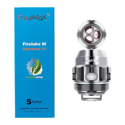 FreeMax TX Replacement Coils Fireluke 2 Tank (Pack of 5) Tx3 Mesh 0 15 5 Pack with Packaging