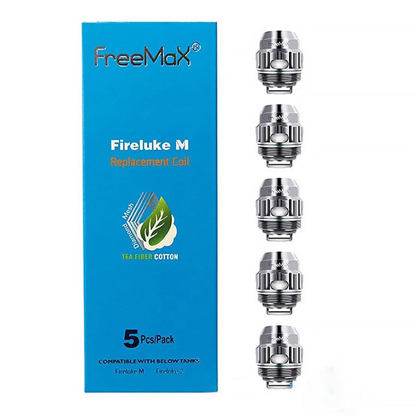 FreeMax TX Replacement Coils Fireluke 2 Tank (Pack of 5) Tx4 Mesh 0 15 5 Pack with Packaging