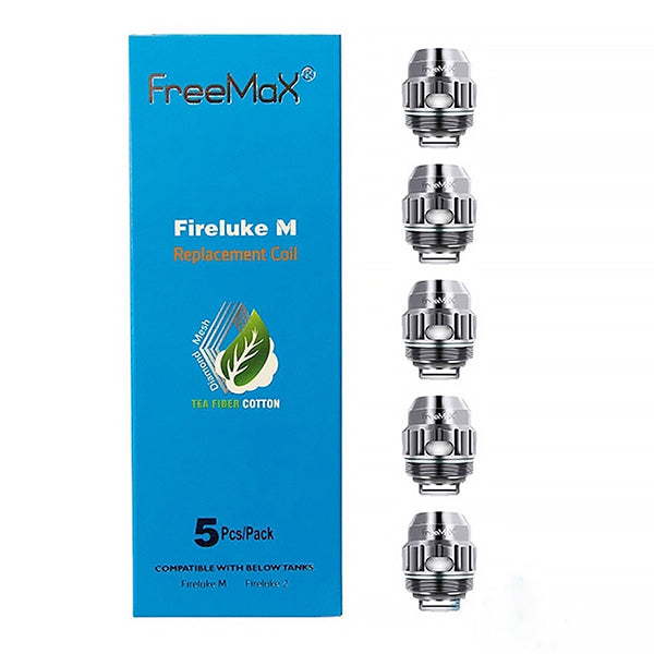 FreeMax Fireluke Mesh Replacement Coils (Pack of 5) Tx4 Mesh 0.15 5 Pack with Packaging