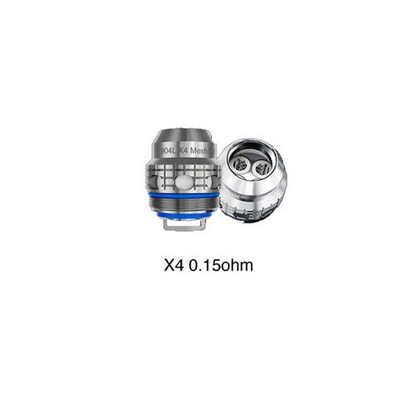 FreeMaX Maxluke 904L X Replacement Coils (5-Pack) X4 0.15ohm