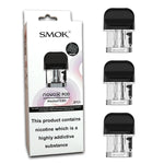SMOK Novo X Replacement Pods (3-Pack) Meshed 0.8 ohm with Packaging