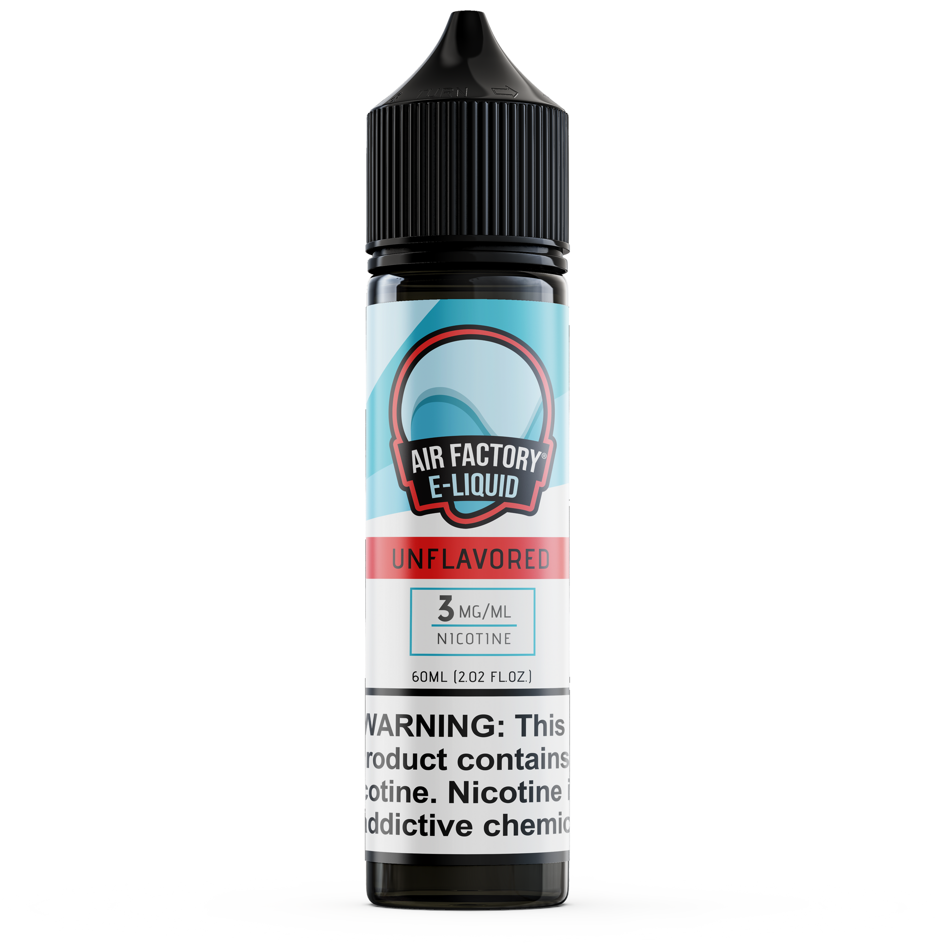 Unflavored by Air Factory E-Liquid 60ml bottle