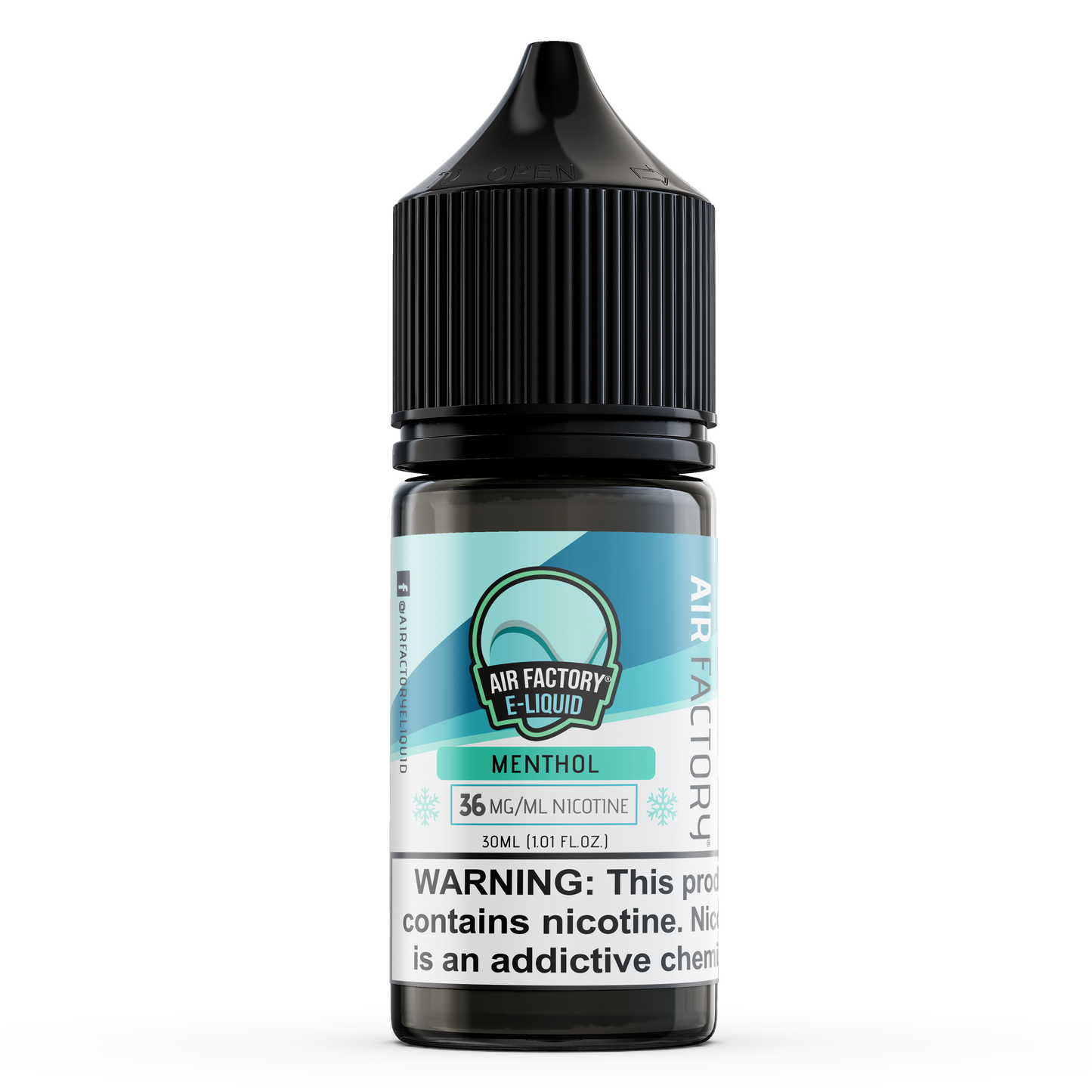 Menthol by Air Factory Salt eJuice 30mL bottle