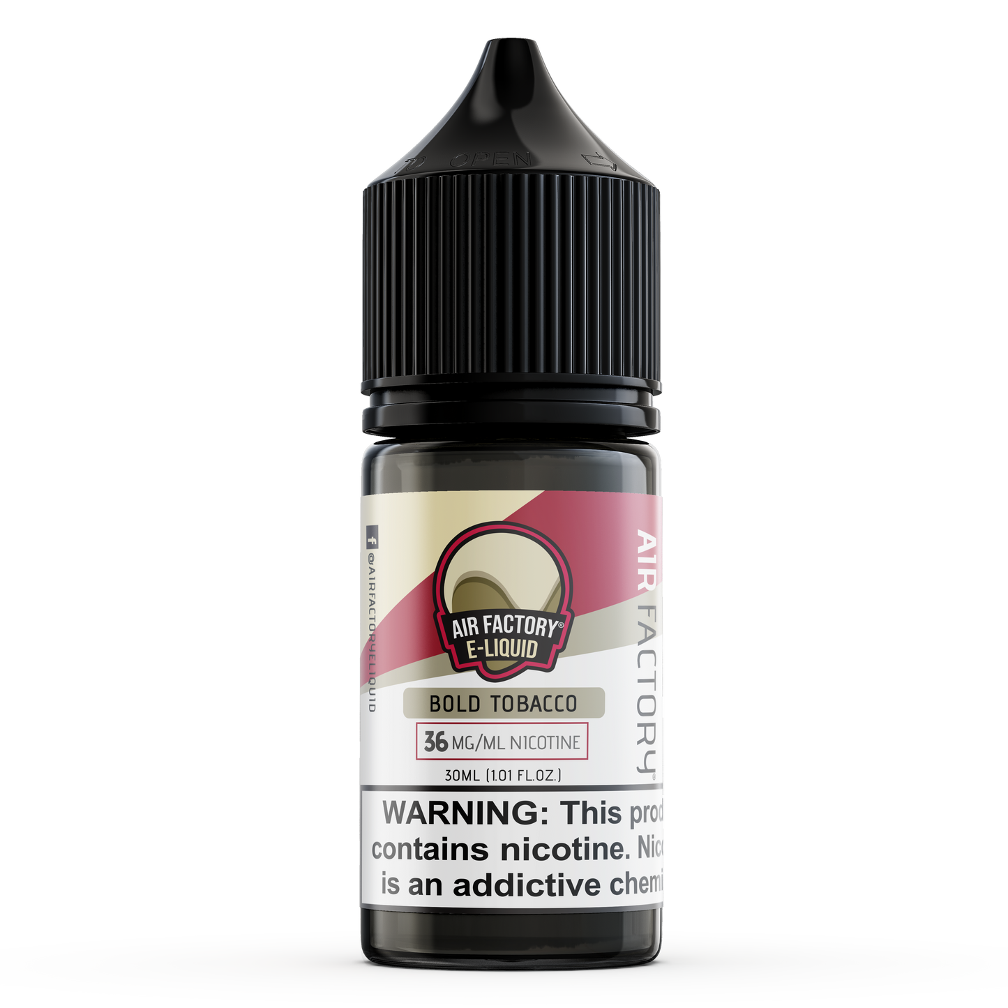 Bold Tobacco by Air Factory Salt eJuice 30mL bottle