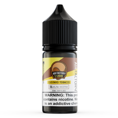 Custard Tobacco by Air Factory Salt eJuice 30mL bottle