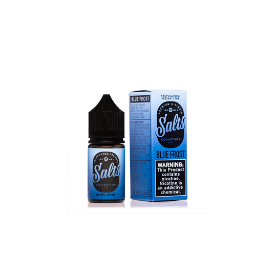 Blue Frost by Propaganda Salts 30ml with packaging