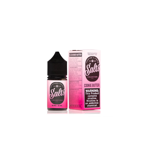 Cookie Butter by Propaganda Salts 30ml with packaging
