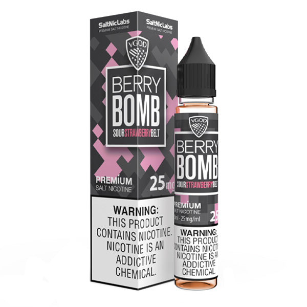 Berry Bomb by VGOD Salt Series E-Liquid 30mL (Salt Nic) with packaging
