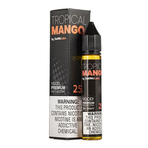 Tropical Mango by VGOD Salt Series E-Liquid 30mL (Salt Nic) with packaging