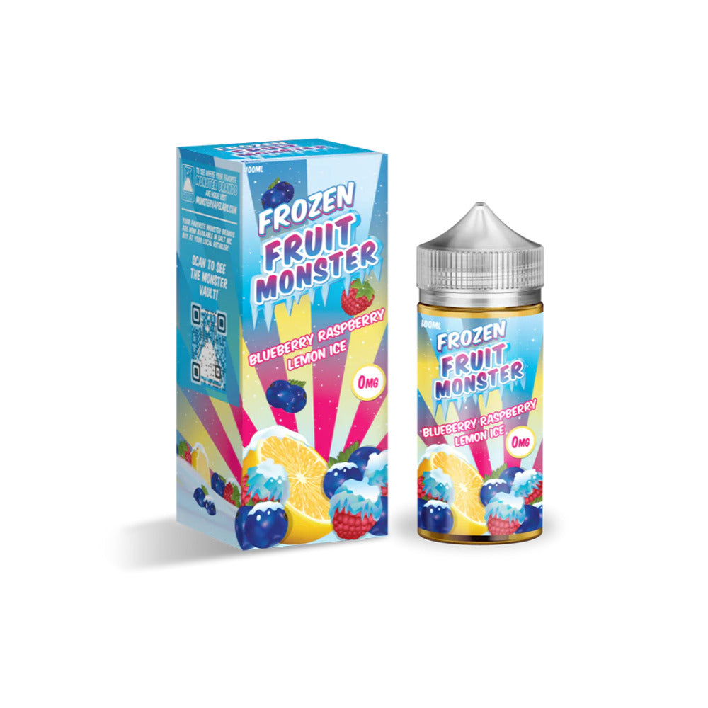 Blueberry Raspberry Lemon Ice By Frozen Fruit Monster Series 100mL with packaging