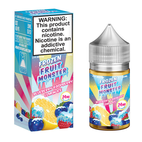 Blueberry Raspberry Lemon Ice By Frozen Fruit Monster Salts Series 30mL with packaging