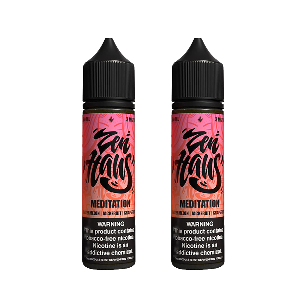 Meditation by ZEN HAUS E-Liquid 2X 60ml Bottle